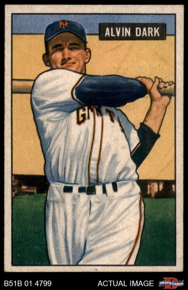 Bowman #14 1951 Al Dark Giants 3,5 - En muy buen estado+ Foto 1 de 1