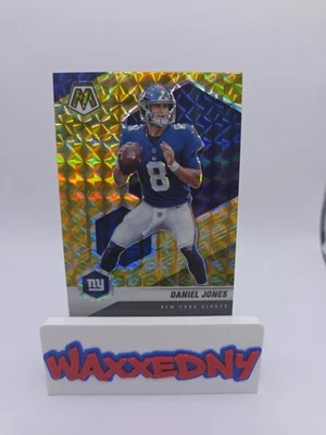 2021 Panini Mosaic - Daniel Jones #149 Reactive Yellow Mosaic Prizm - Image 1 of 2