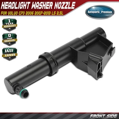 Front Left or Right Side Headlight Washer Nozzle for Volvo C70 2006-2013 L5 2.5L - Image 1 of 4