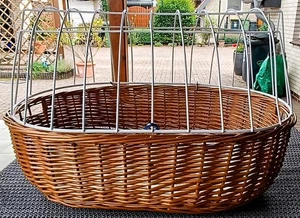 Aumüller Fahrrad-Tierkorb mit Halter 68 cm breit 17 cm hoch gesamt 38 cm abholen - Bild 1 von 8