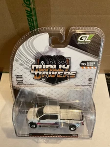 Greenlight Doppelfahrer 2019 Ford F-350 Lariat Doppel Pickup weiß mit Streifen - Bild 1 von 1