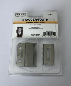 Hoja cortapelos Wahl Stagger-Tooth de 2 agujeros para clip mágico inalámbrico de 5 estrellas #2161 - Imagen 1 de 2