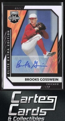 Brooks Gosswein 2021 Panini Elite Extra Edition #124 Signatures White Sox Auto - Image 1 of 2