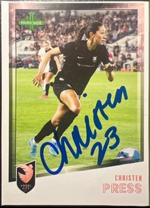 Christen Press Signed Parkside 2023 NWSL Angel City FC #90 Auto Card - Picture 1 of 2