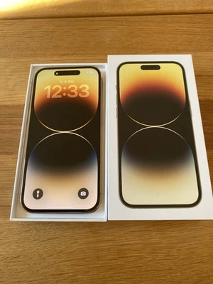 Iphone 14 Pro Gold 128gb | WIE NEU | 99 % Batterie - Bild 1 von 4