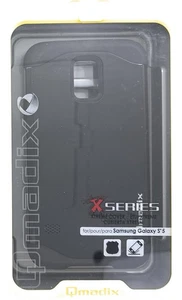 Qmadix X Series Xtreme Hülle für Samsung Galaxy S5 - Schwarz | Robust Stoßfest - Bild 1 von 1