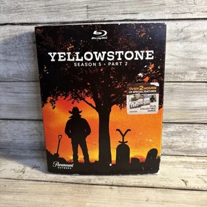 Yellowstone Season 5 Part 2 (Blu-ray) w/Slipcover like new w/ collectable cards - Foto 1 di 11