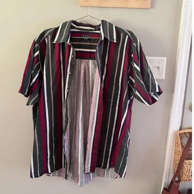 Vintage 90s trader bay stripped shirt - Image 1 of 3