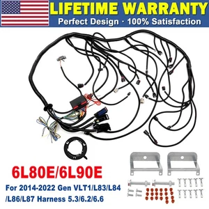 3 wire Standalone Harness For 2014-22 Gen V LT1 L83 5.3/ L86 6.2 6L80E/6L90E New - Picture 1 of 24
