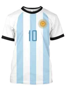 Boys and Girls Flag of Argentina 3D Printed T-shirt - Picture 1 of 4
