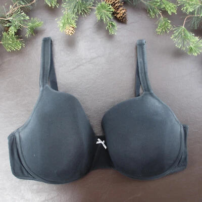 Sujetador Cacique 42F Negro Acolchado Con Aros Cierre Ajustable Espalda Foto 1 de 4