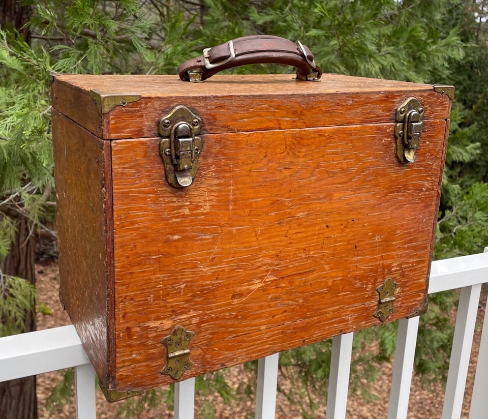 Vintage Fishing Tackle Boxes for sale eBay