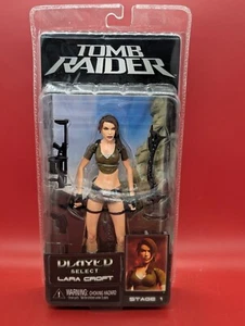 Tomb Raider Lara Croft Player Select Stage 1 Figure New 2006 NECA A4 - Picture 1 of 8
