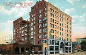 Postcard YMCA Building Los Angeles Hope Street Unposted - Picture 1 of 2