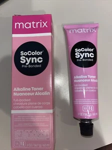MATRIX So Color Sync Pre Bonded Alkaline Toner 7NJ Dark Blonde Neutral Jade 2 oz - Picture 1 of 3