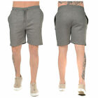 Mens Fleece Shorts Jersey Sweat Summer Sports Joggers Casual Plain Lounge Pants