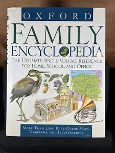 Oxford Family Encyclopedia (1997 Hardcover DJ) - Picture 1 of 7