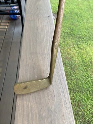 VINTAGE RH Otey Crisman 340H Hickory Wood Shaft Putter - Image 1 of 4