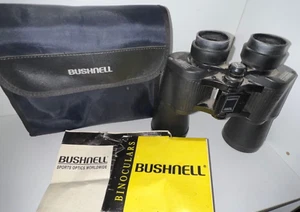 Bushnell insta focus binoculars 10x50 288 ft at 1000 yds 96 Meters CASE & MANUAL - Picture 1 of 4