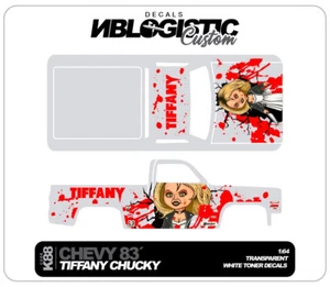 '83 Chevy Silverado Custom WaterSlide Decal for Hot Wheels 1/64 088 - Bild 1 von 4