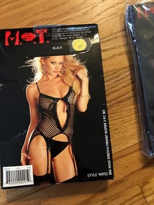 Shirley of Hollywood 96952 stretch open chemise plus size:5'-5'-10" 90-175 lbs - Picture 1 of 2