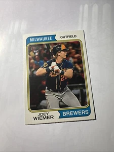 2023 Topps Heritage #636 Joey Wiemer Milwaukee Brewers Rookie - Picture 1 of 1