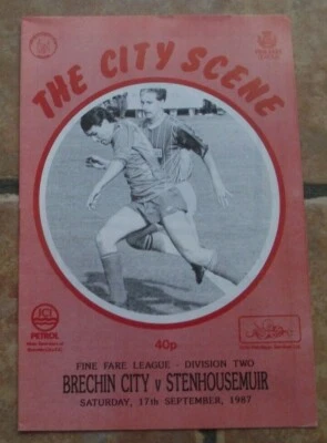 1987-88 (Sep) Brechin City v Stenhousemuir - Scottish Division Two - Image 1 of 2