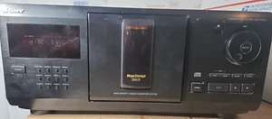 Sony CDP-CX225 Mega Speicher 200 Disc CD Player ohne Fernbedienung getestet funktioniert - Bild 1 von 7