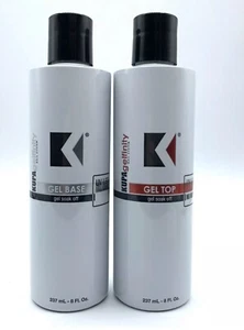 NEW LOT 2 Kupa Gel Finity Gel Top & Base Coat Soak Off Gel Refill 8 oz Bundle - Picture 1 of 4