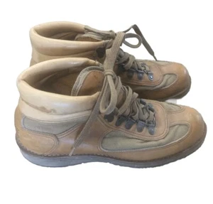 Vintage Camel Brown Leather Danner Boots 8.5/9 - Picture 1 of 6