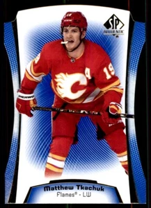 2021-22 SP AUTHENTIC DIE-CUT BLUE MATTHEW TKACHUK CALGARY FLAMES #DC-12 - Picture 1 of 2
