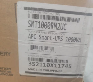 NEW Open Box APC Smart-UPS 1000VA SMT1000RM2UC - Picture 1 of 3