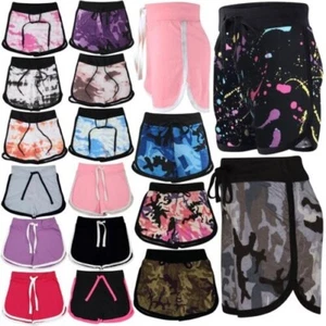 Girls Shorts 100% Cotton Dance Sports Summer Hot Short Lightweight Pants 2-13 - Picture 1 of 138