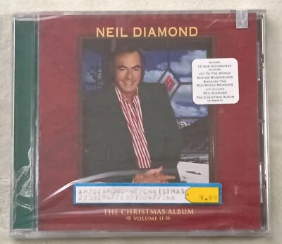 Neil Diamond Christmas album SEALED CD w/ Hype sticker Columbia 1994 - Image 1 of 3