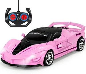 Remote Control Car for Girls Kids, Pink RC Cars for Girls, RC Racing Toy with Li - Picture 1 of 6