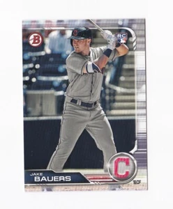 Bowman #76 Jake Bauers RC 2019 Cleveland Guardians Indians - Imagen 1 de 2