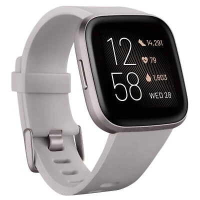 Reloj inteligente Fitbit Versa 2 salud y estado físico con frecuencia cardíaca, música, Alexa Foto 1 de 4