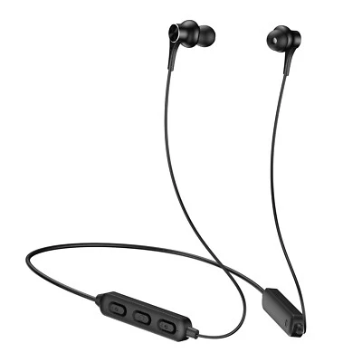 Magnetic Neck Wireless Headsets Bluetooth 5.0 HiFi Stereo Sound Headphones US - Image 1 of 4