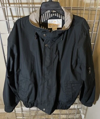 Abrigo Chaqueta Hombre Dunlop Vintage Talla XXL Bombardero Azul Marino Foto 1 de 4