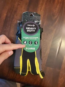 PUGS Heavy Duty Work Gloves Yellow Size XL - Picture 1 of 3