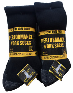 9 pairs  mens socks work sock heavy duty Extra thick  sock reinforced padded