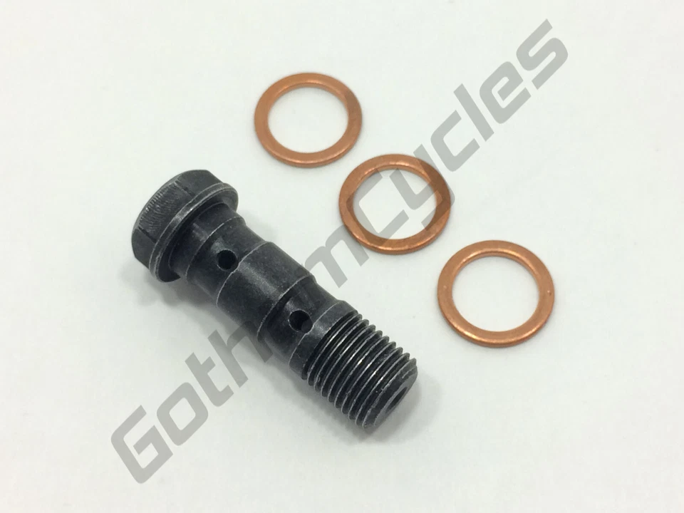 Brembo Front Brake Calipers Master Cylinders Double Line Banjo Bolt M10 x 1.0 - Image 1 of 1