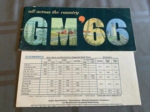 GM '66 All Across the Country 1966 General Motors With Specs & Price Guides - Picture 1 of 10