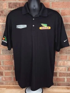 Stewart-Haas Racing Briscoe Bowyer Nascar Nike Polo Shirt Mens Large Team Issue - Picture 1 of 4