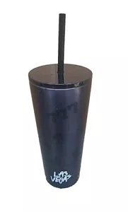 Starbucks Las Vegas Black Spade Hearts 777 Stainless Steel Cold Cup Tumbler 16oz - Picture 1 of 5