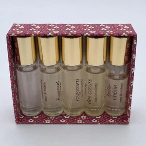 Fragonard Parfumeur Eau de Toilette Eaux Set of 5: Eau Rose Freesia Perfume - Picture 1 of 4