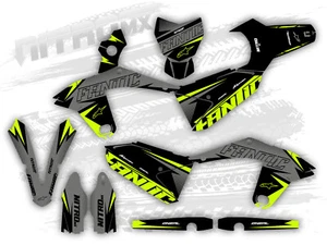 Grafik Set passend Fantic XX125 XX 125 XX250 XX 250 2021 2022 Dekor FLUO/NEON - Picture 1 of 1