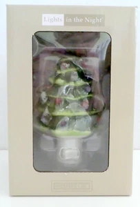 Christmas Tree With Bulbs Nightlight Ceramic Electric PLUG IN 166721 NIB NEW - Picture 1 of 5
