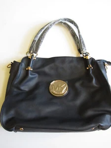 New Navy Blue MICHAEL KORS Hobo Shoulder Bag Purse - Picture 1 of 13