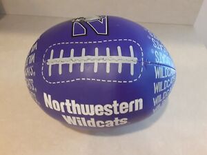 Northwestern Wildcats Purple Football Toy Soft! Souvenir Best Equipment 8" long
